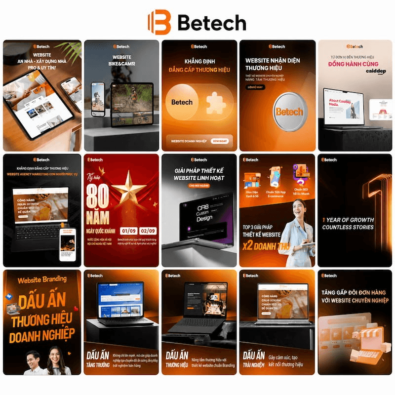 Công ty thiết kế kế website chuyên nghiệp- Betech