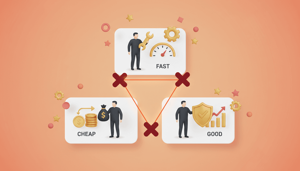 Sự Đánh Đổi Không Thể Tránh Khỏi: Nhanh, Rẻ, Tốt - Chỉ Được Chọn Hai